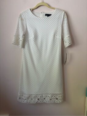 Madison Leigh Ivory Lace Dress NWT 6